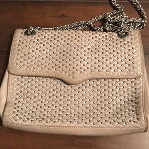 Rebecca Minkoff gray studded bag